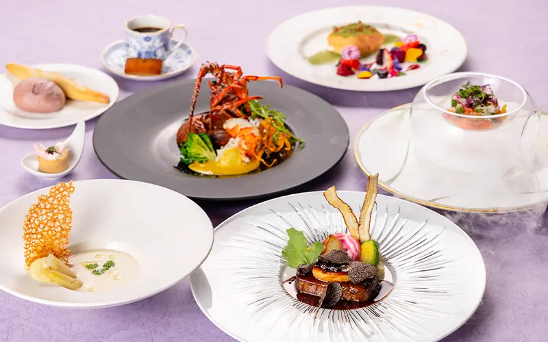 <2026年3月1日～5月31日>世界三大珍味と黒毛和牛、伊勢海老など豪華食材を使ったフルコース